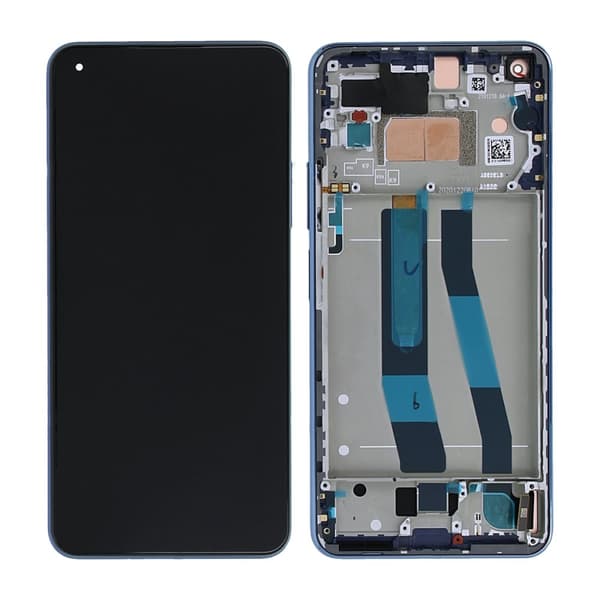 Xiaomi Mi 11 Lite 4G Skärm med LCD Display Original - Blå