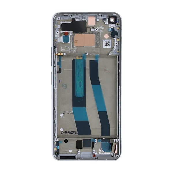 Xiaomi 11 Lite 5G NE / Mi 11 Lite 4G/5G (2021) Skärm med LCD Display Original - Vit