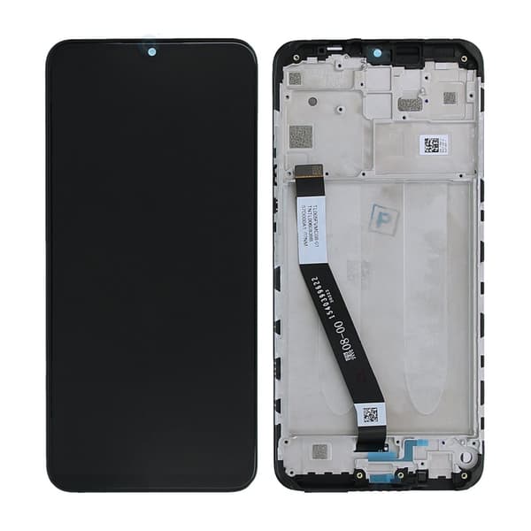 Xiaomi Redmi 9 (2020) Skärm med LCD Display Original - Svart