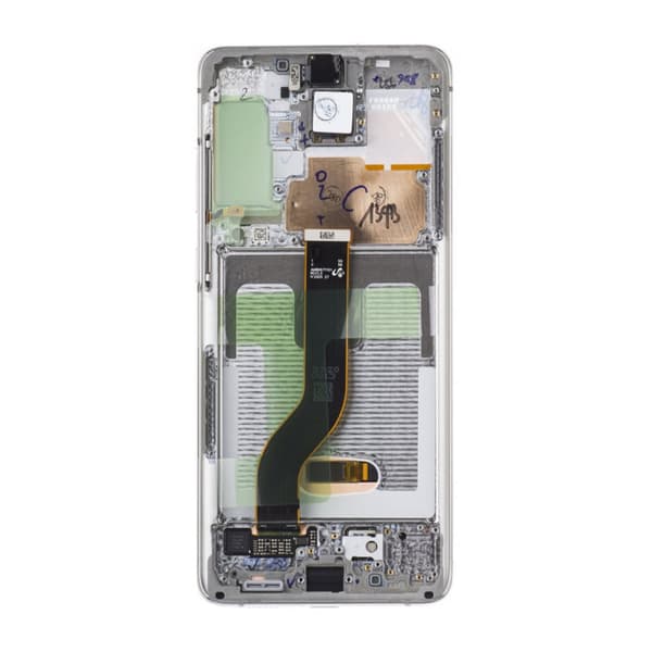 Samsung Galaxy S20 Plus 4G/5G (G985/G986) Skärm med LCD Display Original - Vit
