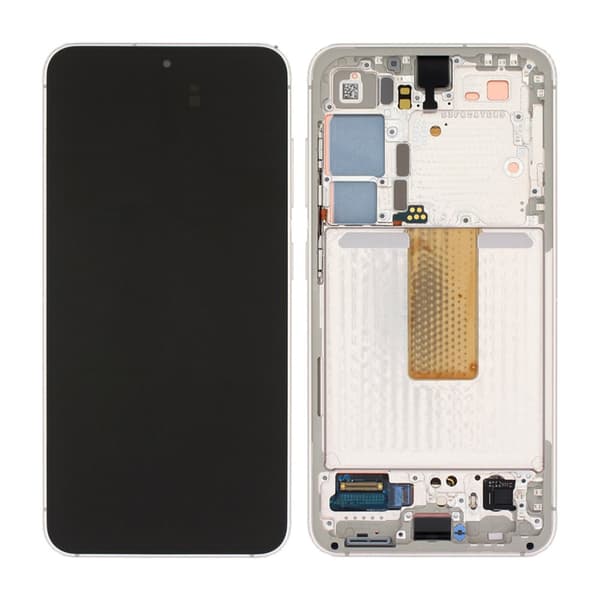 Samsung Galaxy S23 5G (SM-S911) Skärm med LCD Display Original - Kräm