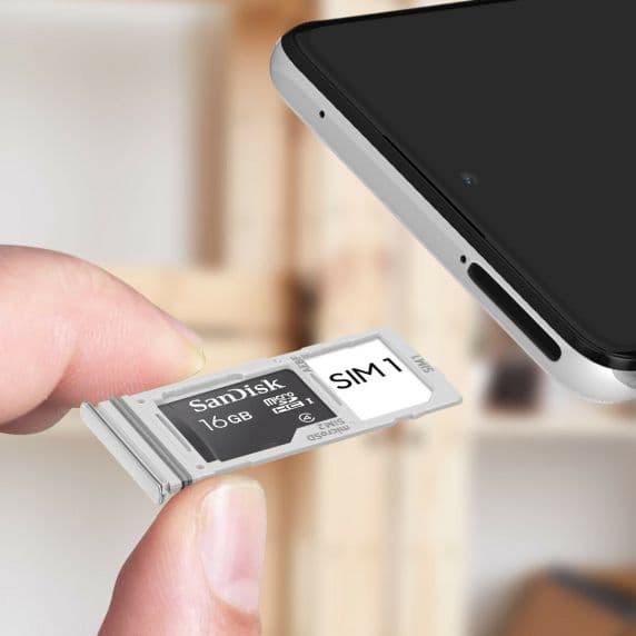 Samsung Galaxy A52s simkortshållare – Vit
