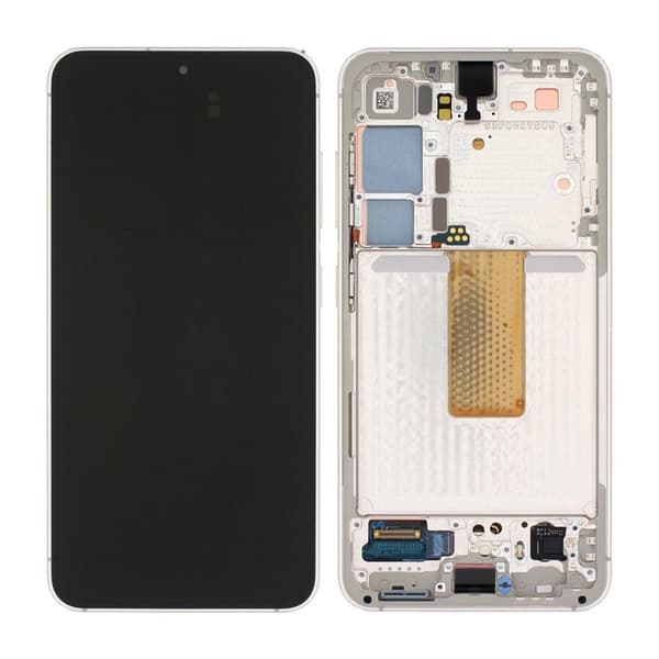 Samsung Galaxy S23 5G (SM-S911) Skärm med LCD Display Original - Kräm