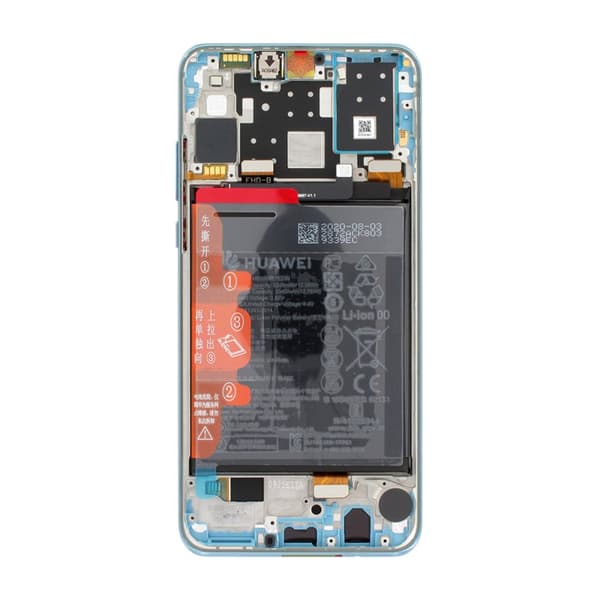 Huawei P30 Lite Skärm med LCD Display Original - Blå