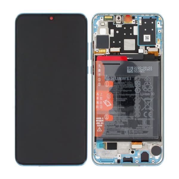Huawei P30 Lite Skärm med LCD Display Original - Blå