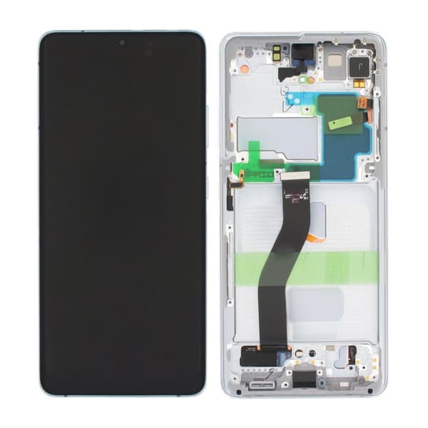 Samsung Galaxy S21 Ultra 5G (SM-G998) Skärm med LCD Display Original - Silver