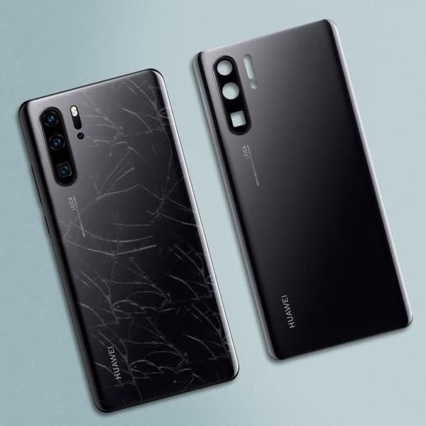 Huawei P30 Pro Batteriskydd Bakre skal Byte av kameralins Svart