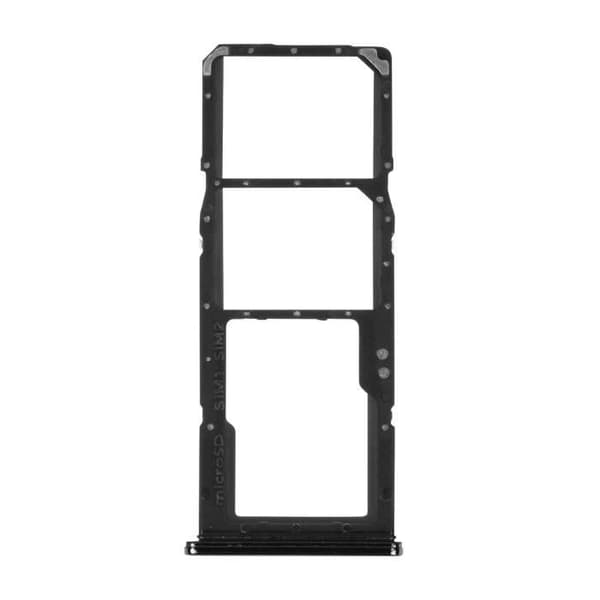 Ersättningsfack för SIM-kort för Samsung Galaxy A70 - Svart - Dual Nano SIM + Micro-SD - 20 g