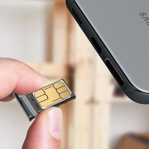 Ersättningsfack för SIM-kort till Samsung Galaxy S22 Plus - Grå
