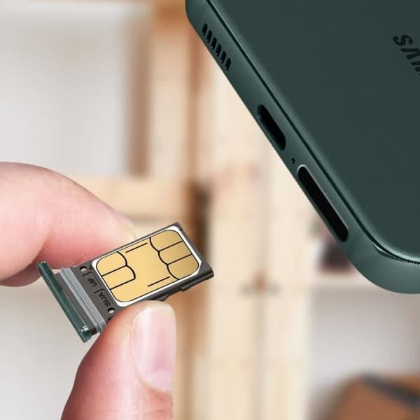 Ersättningsfack för SIM-kort - Samsung Galaxy S22 - Grön - 2 Nano SIM-kortplatser - Enkel installation
