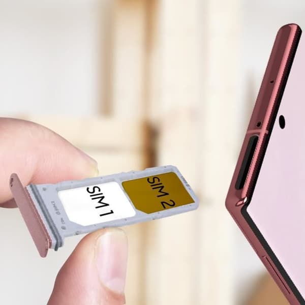 SIM-kortsfack - Samsung - Galaxy Note 10 - Rosa - 2 Nano SIM-kortplatser - Lätt installation