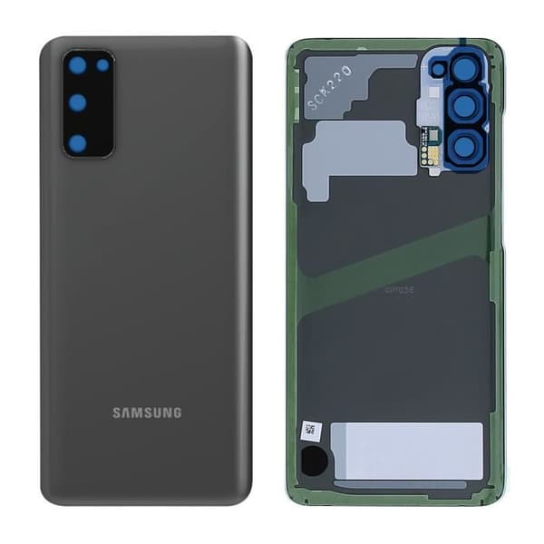 Samsung Galaxy S20 batteriskal - svart - bakre främre utbyte - kompatibel reservdel