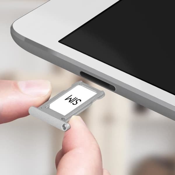 Ersättningsfack för SIM-kort för iPad 5 / Air / mini 2 / 3 silver