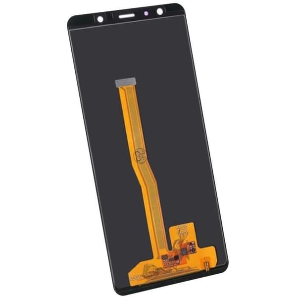 Komplett Block - Samsung - Galaxy A7 2018 - LCD-skärm - Pekglas - Svart