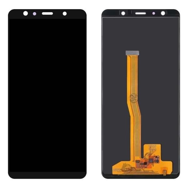 Komplett Block - Samsung - Galaxy A7 2018 - LCD-skärm - Pekglas - Svart