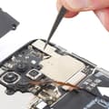 Miniatyrbild 4 av 4: Xiaomi Redmi Note 9 främre kamera - främre ersättningslins integrerad kabel - svart - 6 g - Xiaomi