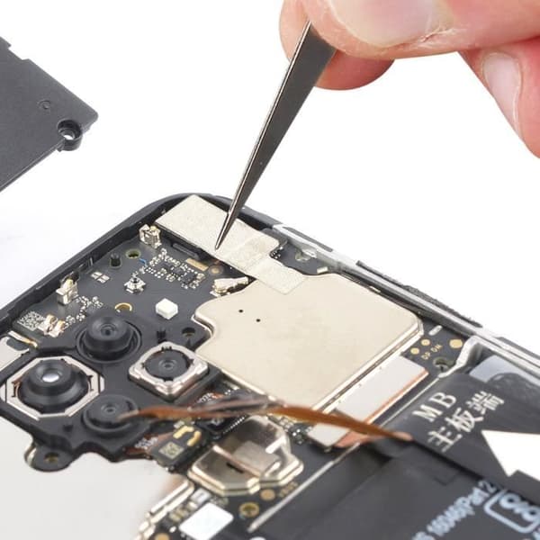 Xiaomi Redmi Note 9 främre kamera - främre ersättningslins integrerad kabel - svart - 6 g - Xiaomi