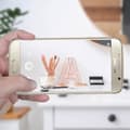 Miniatyrbild 3 av 4: Bakre kamera - Samsung Galaxy S6 - Fotosensormodul - Anslutningskabel