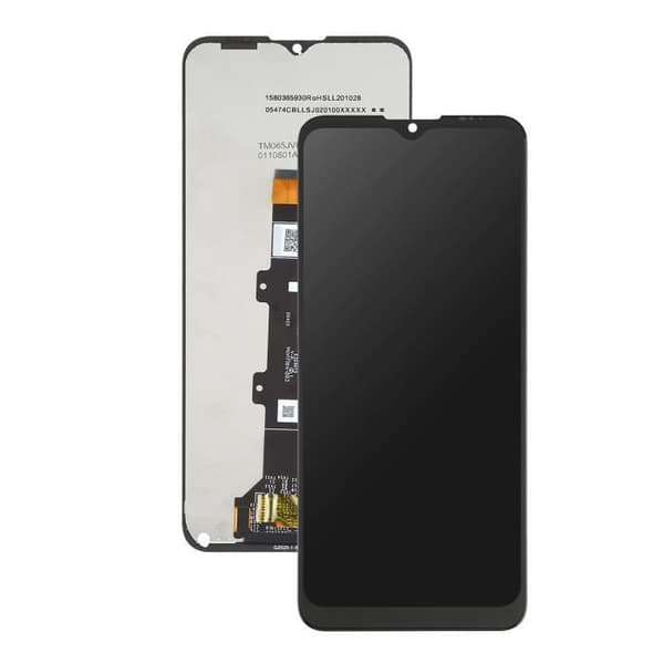 LCD-skärm Touch Glass Kompatibel till Motorola Moto G30 - Svart