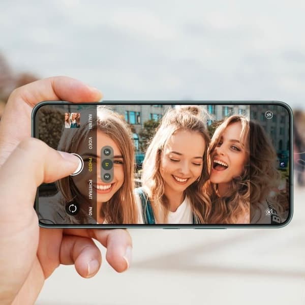 Samsung S22 Plus främre kamera - främre utbyteslins - Svart - 6 g