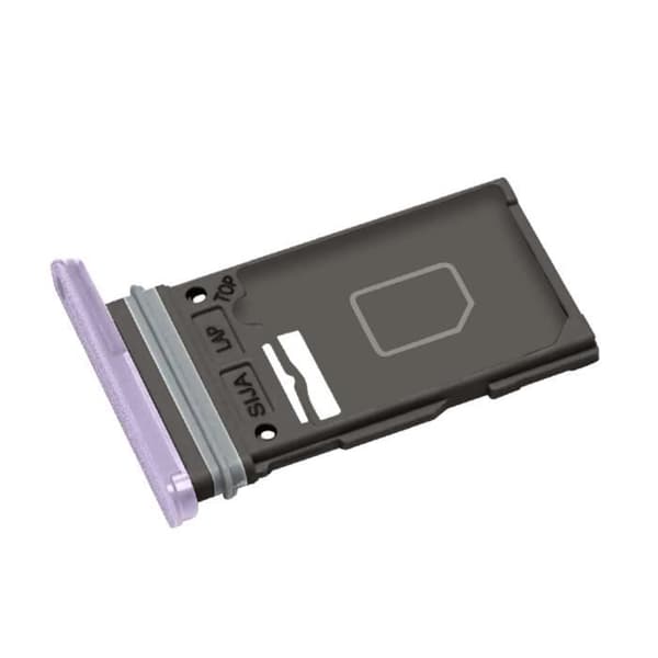 Ersättningsfack för SIM-kort - Samsung Galaxy S21 FE - Lila - 2 Nano SIM-kortplatser - CE och RoHS