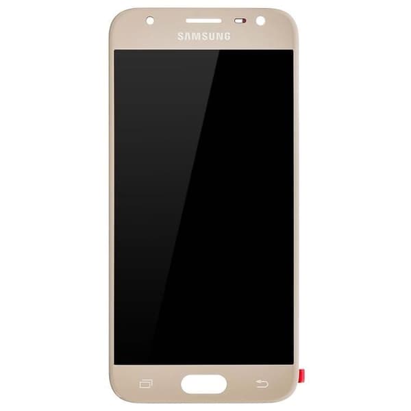 Galaxy J3 2017 LCD-skärm Touch Glass - Original Samsung Gold Screen Unit