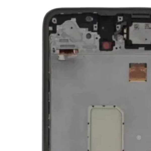 Officiell komplett skärm för Samsung A34 5G Touch Glass och grafitchassi