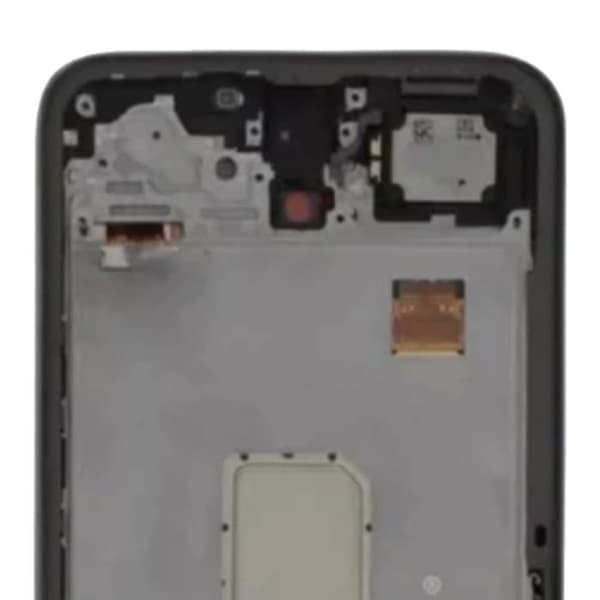 Officiell komplett skärm för Samsung A34 5G Touch Glass och grafitchassi