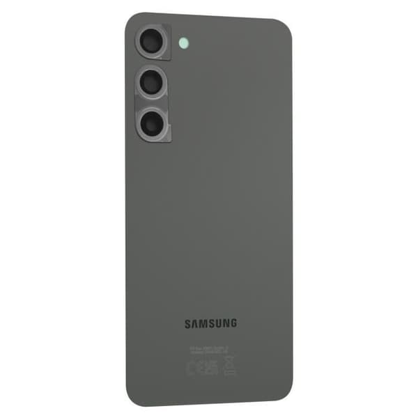 Bakglas till Samsung Galaxy S23 Plus med original kameralins grön