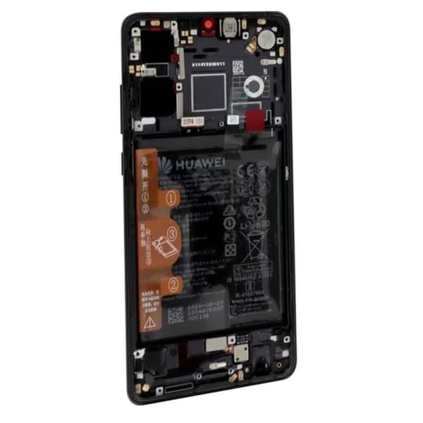 Komplett block - HUAWEI - P30 - LCD pekskärm - 3650mAh batteri - Original svart