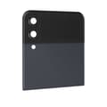 Miniatyrbild 3 av 4: Original Galaxy Z Flip 4 Upper Battery Cover Outer Display Midnight Blue