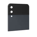 Miniatyrbild 1 av 4: Original Galaxy Z Flip 4 Upper Battery Cover Outer Display Midnight Blue
