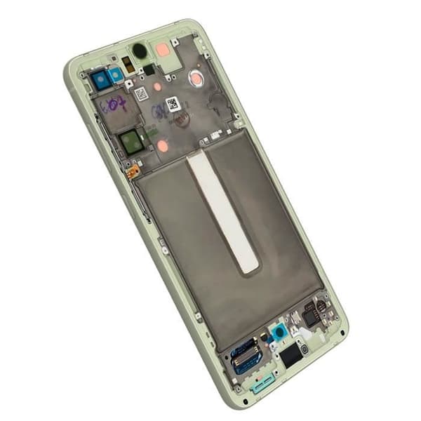 Komplett block Samsung Galaxy S21 FE LCD-skärm Touchglas Original Samsung grön