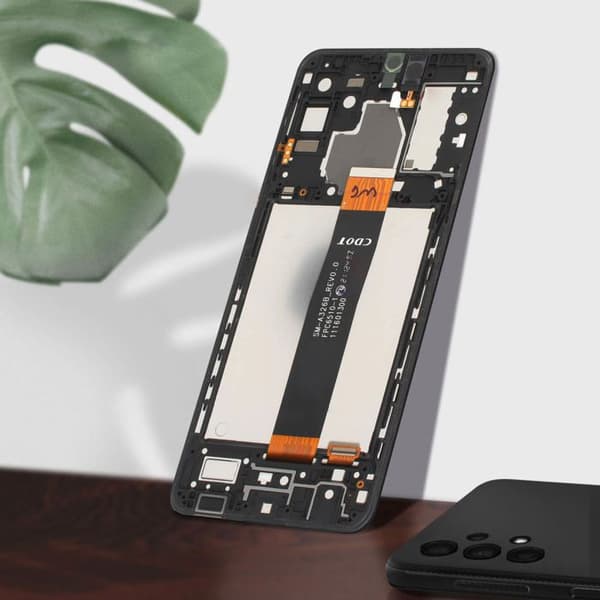 LCD-skärm - Samsung - Galaxy A32 5G - Original - Svart - Inbyggd Touchscreen