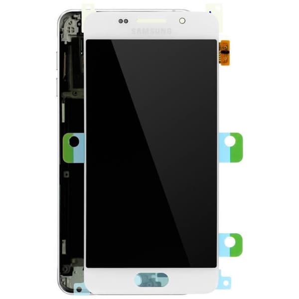 Samsung - Original White Touch + LCD komplett block för Samsung Galaxy A3 2016