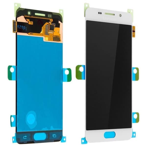 Samsung - Original White Touch + LCD komplett block för Samsung Galaxy A3 2016