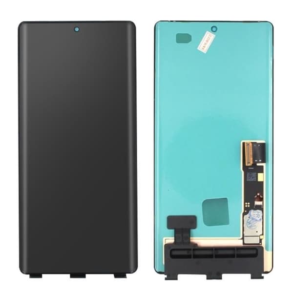 Officiell Skärm för Google Pixel 7 Pro - GOOGLE - LTPO AMOLED - Svart - Härdat glas