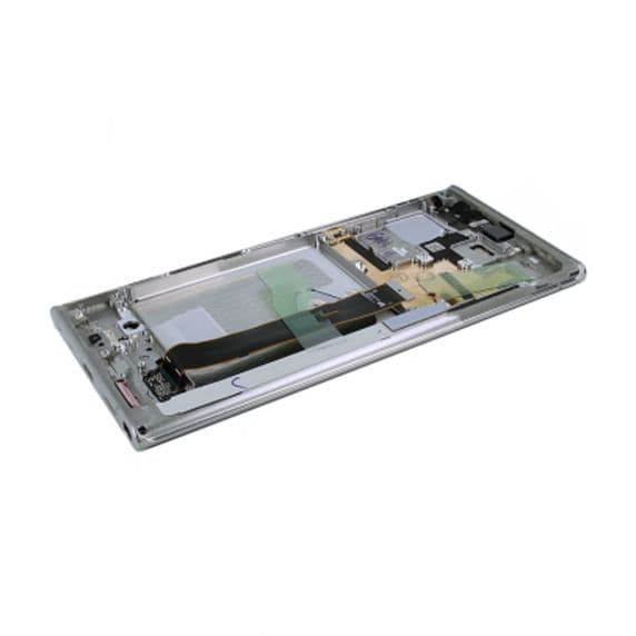 Samsung Galaxy Note 20 Ultra 5G Skärm med Display Glas Original – Vit