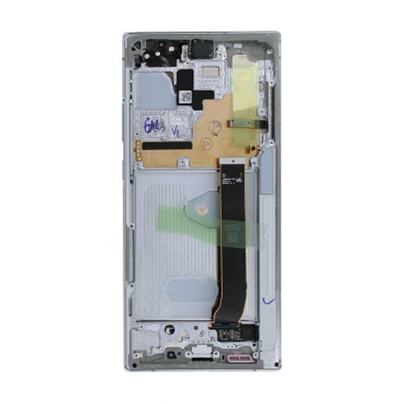 Samsung Galaxy Note 20 Ultra 5G Skärm med Display Glas Original – Vit