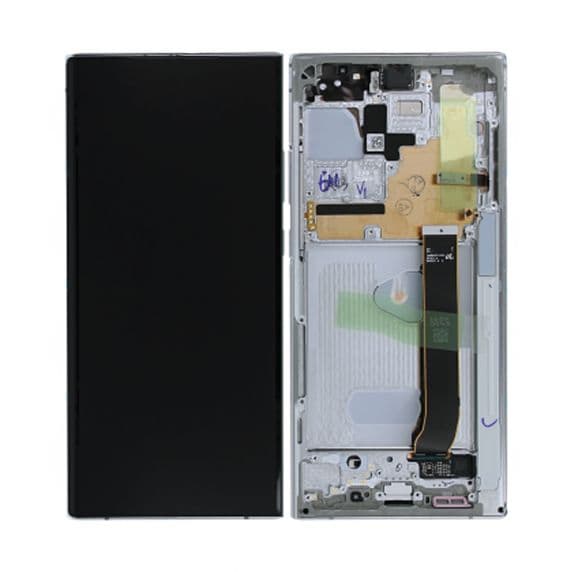 Samsung Galaxy Note 20 Ultra 5G Skärm med Display Glas Original – Vit