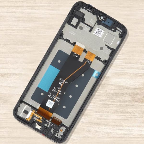 Skärm för Samsung Galaxy A14 5G LCD, Touchglas och Original Samsung Chassi Svart