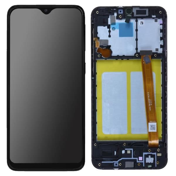 LCD-skärm - Samsung - Galaxy A20e - 5,8 tum - Original - Svart Touchglas