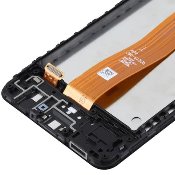 LCD-skärm - Samsung - Galaxy A12 - 6,5 tum - Original - Svart Touchscreen