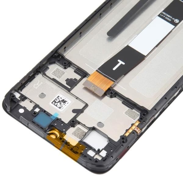 LCD-skärm + pekglas och chassi för Xiaomi Redmi 12C - AVIZAR - Ersättning - Svart