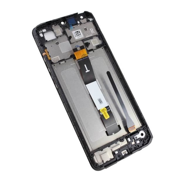 LCD-skärm + pekglas och chassi för Xiaomi Redmi 12C - AVIZAR - Ersättning - Svart