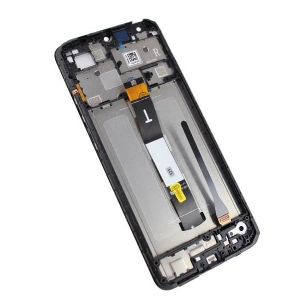 LCD-skärm + pekglas och chassi för Xiaomi Redmi 12C - AVIZAR - Ersättning - Svart