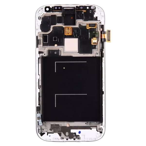 Komplett block för Samsung Galaxy S4 In-Cell LCD-skärm och pekglas vit