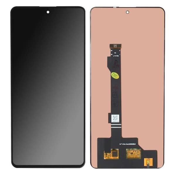 Komplett block för Redmi Note 12 Pro och 12 Pro 5G LCD-skärm och pekglas svart