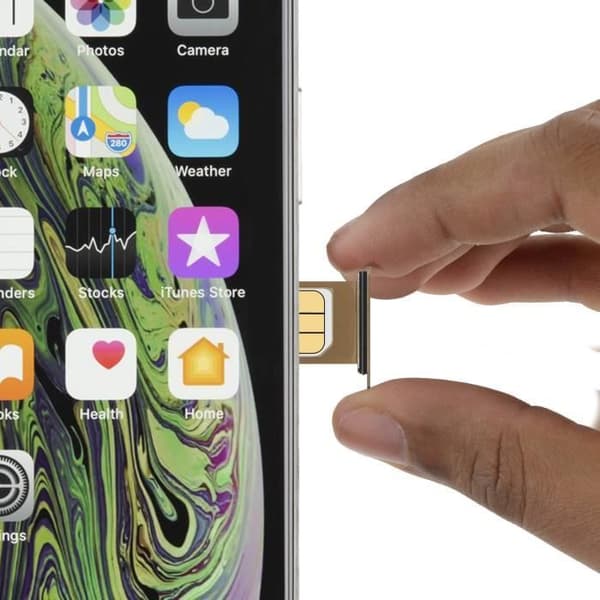 SIM-kortlåd - AVIZAR - iPhone XS Max - Guld - Ersättning - Nano SIM