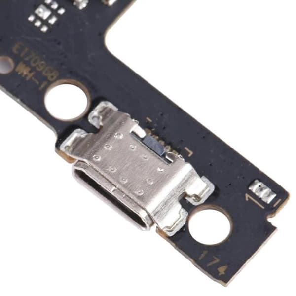 AVIZAR Laddningskontakt för Xiaomi Redmi 12C - Mikro-USB-port - Svart - Vikt: 17 g